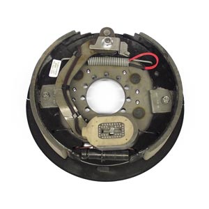12-1/4" x 2-1/2" 7.2K LH Electric Brake Assy, 9-Hole Stamped Backing Plate for Dexter Pre 05/2000