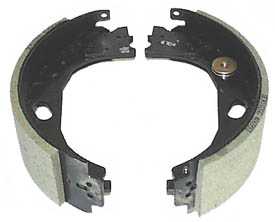 12-1/4" x 3-3/8" LH Electric Brake Shoes for Stamped Steel Backing Plate (Before April 2000)