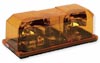 Permanent Mount Federal Signal Amber Highlighter Mini Lightbar - 12 VDC