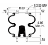 Air Bag, Replaces Histeer 10302 Air Spring