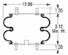 7423 - Sauer P10-784 Air Bag