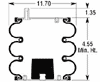 8008 - Silent Drive, Hendrickson Trailer S11637 Air Bag