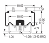 8091 - Hendrickson Trailer Intraax 250 Air Bag