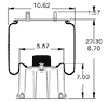 9122 - Hendrickson Trailer, Neway, Reyco Air Bag