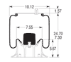9265 - Hendrickson Turner Trailer Suspension Air Bag
