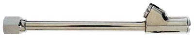 Dual foot straight-on head truck tire lock-on air chuck