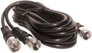 18 Ft. Co-Phase Plug to Plug  Coaxial Cable