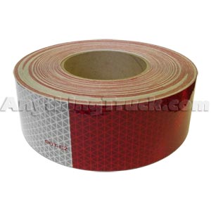 Reflexite 18806 V92 Daybright Roll, 11" Red/7" White Conspicuity Tape - 2 in. x 150 ft., DOT-C2