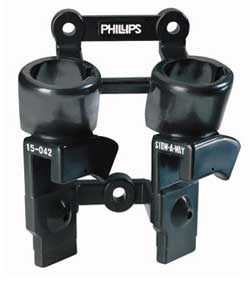 Phillips 15-042 Stow-A-Way Gladhand and Plug Holder (Two Plugs, Two Gladhands)