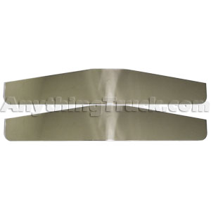 PTP 615SS Stainless Steel 4" x 24" Bottom Mud Flap Plates - 1 Pair