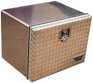 Road Pro 18x18x24 Front Opening Tool Box with Diamond Plate Door