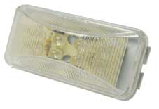 Pro LED Clear Short Rectangular White Utility Light