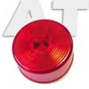 Pro LED Red Hard Wired 2 Inch Round Clearance Marker Light