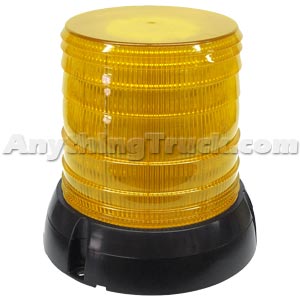 Pro LED High Profile Amber LED Beacon with Pipe Mount - 10-30 VDC