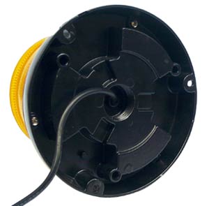 Bottom view of Pro LED 2501A LED warning light