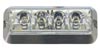 Pro LED Amber Strobe Light with Aluminum Base (Secondary) - 10-30 VDC