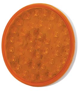 Pro LED 40 Diode 4 Inch Round Amber Turn Signal Light