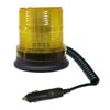 High Output Amber Warning Light with Magnet Mount & Cig. Adapter - 10-30 VDC