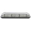 Pro LED Low Profile Amber Mini Light Bar LED Warning Lamp - 10-30 VDC, Clear Lens