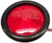Truck-Lite Red 4 Inch Stop, Tail and Turn Signal Light Kit with Grommet and Wire Harness