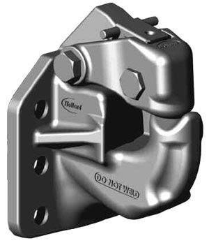 SAF Holland PH-410RN11 50-Ton Rigid Type Pintle Hook (No Air Cushioned Snubber)