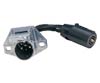 7-Way RV Blade to 7-Way Pin, Hoppy Plug-In Simple Adapter