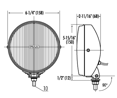 PIAA 520 Driving Lamp System