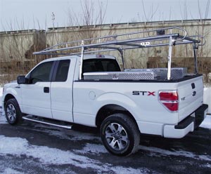 Road Pro Lifetime Ladder Rack, Std. Cab Full-Size Pickups