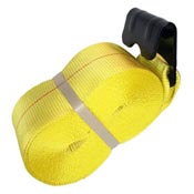 Heavy duty cargo control straps and winches