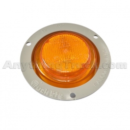 Truck-Lite 10251Y Flange-Mounted Yellow LED 2.5" Clearance/Marker Light, Fit 'N Forget