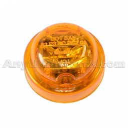 Truck-Lite 10275Y Grommet-Mounted Yellow LED 2.5" Clearance/Marker Light, Uses Standard Plug