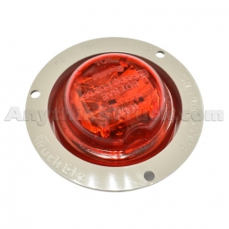 Truck-Lite 10379R Flange-Mounted Red LED 2.5" Clearance/Marker Light, Fit 'N Forget