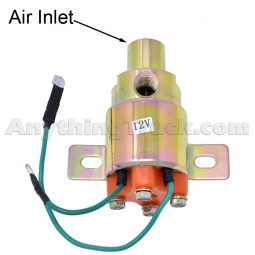 PTP 320051 3-Way Solenoid Air Valve, Air Inlet Port Normally Closed, 12 Volts DC
