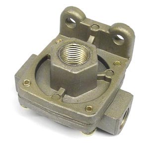 PTP 229860 Quick Release Valve - 3/8" NPT Delivery Ports, 1/2" NPT Supply Port, 1 PSI Crack Pressure PTP 229860 Quick Release Valve - 3/8" NPT Delivery Ports, 1/2" NPT Supply Port, 1 PSI Crack Pressure