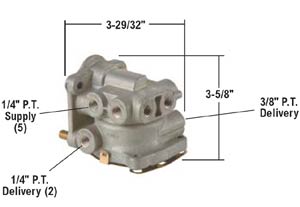 Bendix 279950X E-5 Foot Brake Valve Bendix 279950X E-5 Foot Brake Valve