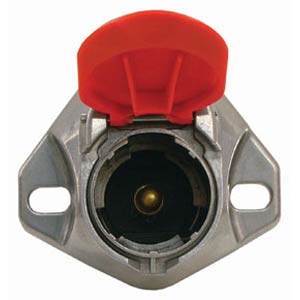 Haldex BE23101 1-Way Single Pole Receptacle, 300 amp Capacity, For Tailgates Haldex BE23101 1-Way Single Pole Receptacle, 300 amp Capacity, For Tailgates