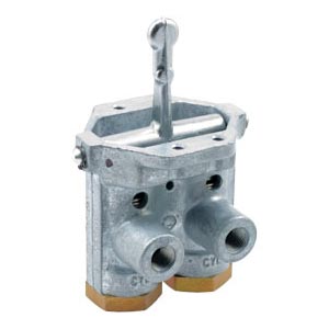 Haldex KN20110 Panel Mount Double Flipper Style Valve Haldex KN20110 Panel Mount Double Flipper Style Valve