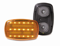 Amber LED 2 Function Safety Light with Magnet Mount Amber LED 2 Function Safety Light with Magnet Mount