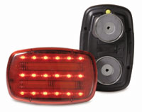 Red LED 2 Function Safety Light with Magnet Mount Red LED 2 Function Safety Light with Magnet Mount