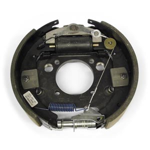 12-1/4" x 3-3/8" 8K FSA LH Hydraulic, Duo-Servo Brake with 4 Bolt Backing 12-1/4" x 3-3/8" 8K FSA LH Hydraulic, Duo-Servo Brake with 4 Bolt Backing