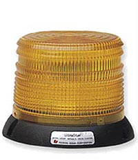 Federal Signal 251120-02 Short UltraStar Amber Strobe Beacon Permanent/Pipe Mount - 12-24 VDC Federal Signal 251120-02 Short UltraStar Amber Strobe Beacon Permanent/Pipe Mount - 12-24 VDC