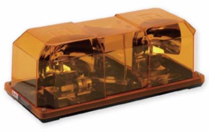 Permanent Mount Federal Signal Amber Highlighter Mini Lightbar - 12 VDC Permanent Mount Federal Signal Amber Highlighter Mini Lightbar - 12 VDC