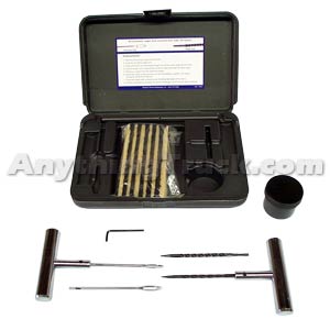 Heavy Duty Tire Plug Kit with Twenty 6" Repairs Heavy Duty Tire Plug Kit with Twenty 6" Repairs