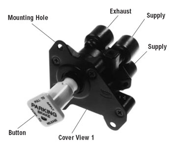 Bendix 065661 PP-DC Control Valve - Cover Style 1, 3/8" Push-To-Connect Fittings Bendix 065661 PP-DC Control Valve - Cover Style 1, 3/8" Push-To-Connect Fittings