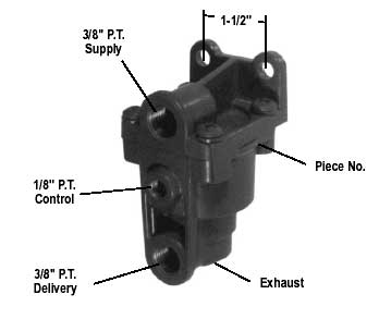 Bendix 065154X Reman LQ-5 Bobtail Limiting Valve Bendix 065154X Reman LQ-5 Bobtail Limiting Valve
