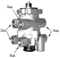 PTP 800629 E-8P Basic Air Brake Foot Valve PTP 800629 E-8P Basic Air Brake Foot Valve