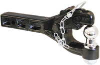 Buyers Products RM62000 6-Ton Receiver Mount Combination Hitch, 2" Hitch Ball plus Pintle Hook Buyers Products RM62000 6-Ton Receiver Mount Combination Hitch, 2" Hitch Ball plus Pintle Hook