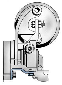 Mack truck heavy duty steer axle slack adjuster installation drawing