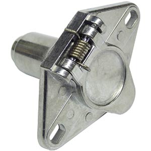 Tow Pro BE23602 6-Way Trailer Wiring Connector Receptacle