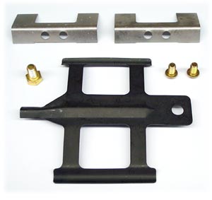 Disc Brake Caliper Hardware Kit (Does One Brake Caliper), Use with MD769 Pad Kit